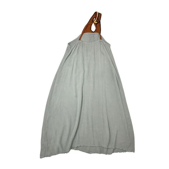 INDO MARIO Beaded Green Gauze Muni Dress Small - Picture 8 of 15